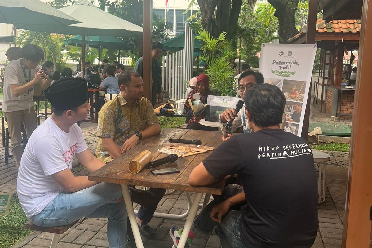 Bincang Pagi Pasar Lestari di acara Palmerah Yuk, Jumat (19/5/2023).