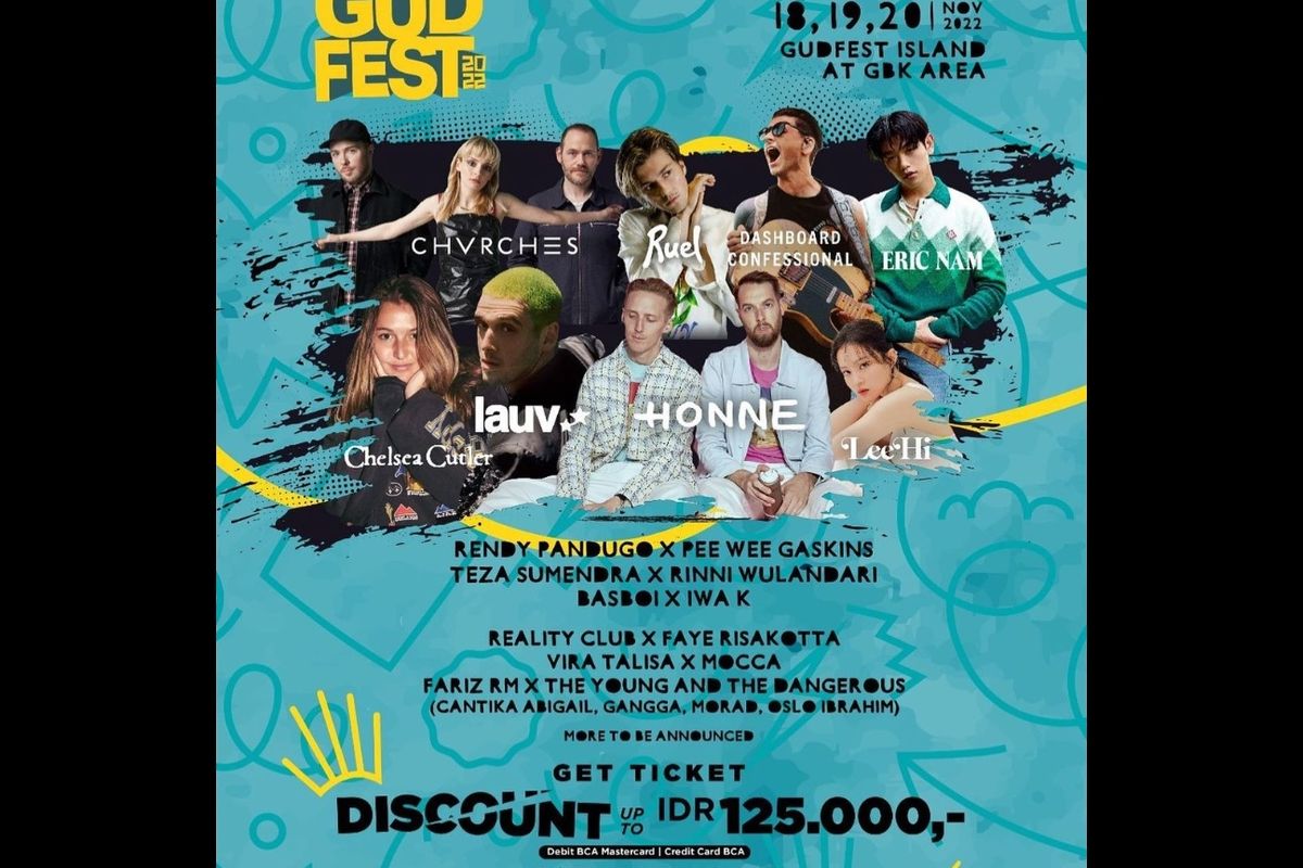 GUDLIVE resmi menunda acara musik Gudfest 2022.