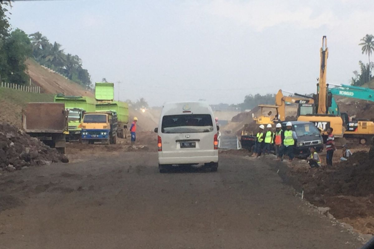 Kondisi terkini Tol Salatiga-Kartasura, Sabtu (26/5/2018).
