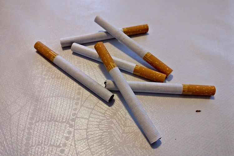 Ilustrasi rokok, cukai rokok.