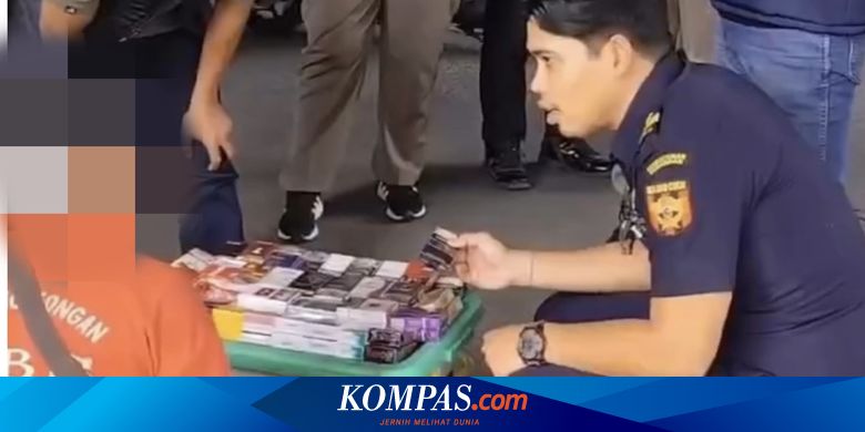 Razia Asongan di Surabaya, Satpol PP Sita 9.500 Batang Rokok Ilegal