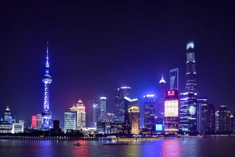 Ilustrasi Shanghai di China.