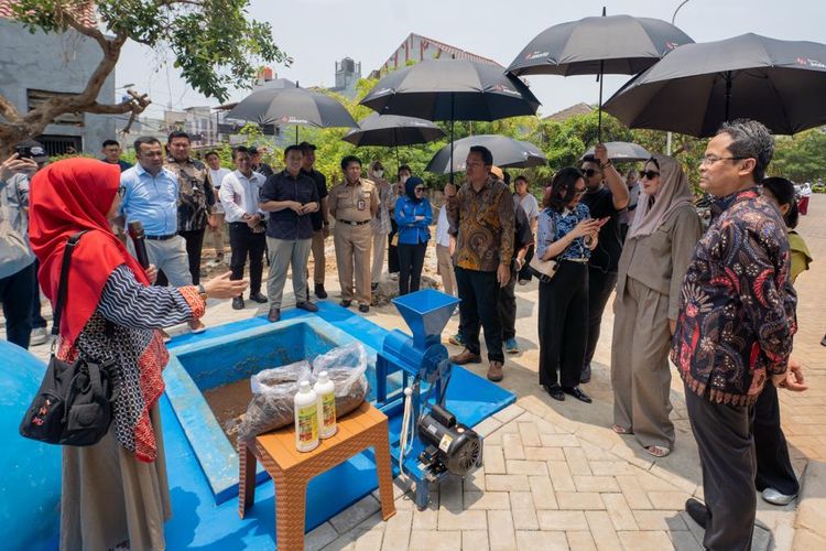 Bank Jakarta Ubah Sampah Organik Jadi Biogas di Rusunawa Rorotan