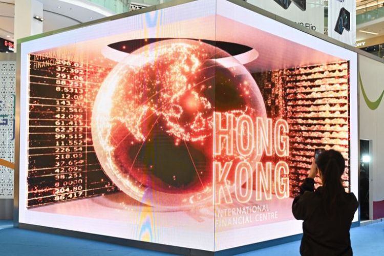 Pameran &quot;Immersive Hong Kong&quot;.