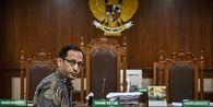Momen Nadiem Diceramahi Bekas Bawahannya di Sidang Chromebook...