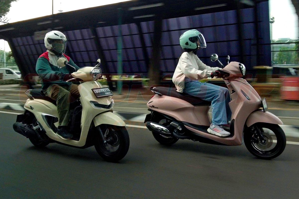 Yamaha Grand Filano dan Honda Stylo