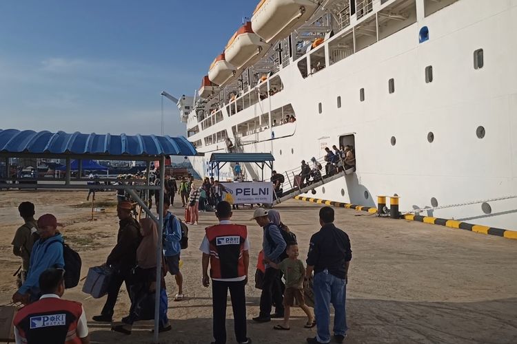 Ilustrasi mudik gratis kapal cepat rute Kendari-Raha-Baubau.