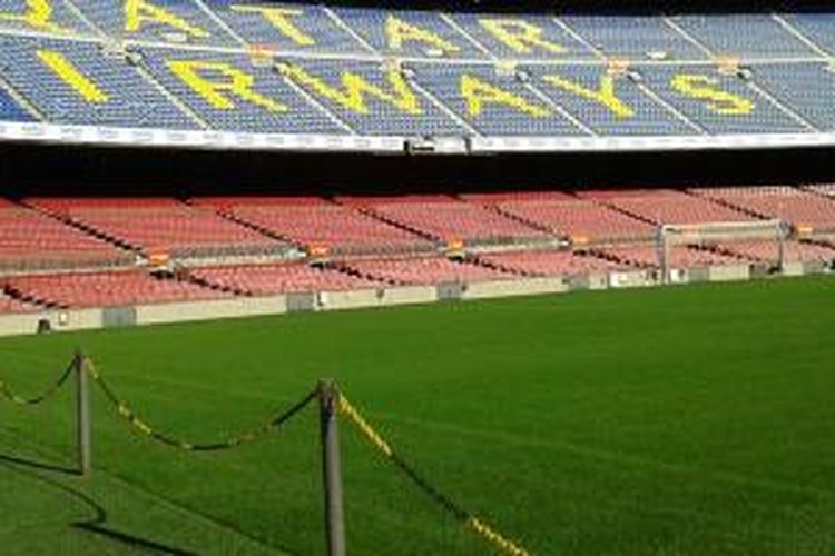 Camp Nou Stadium di Barcelona.