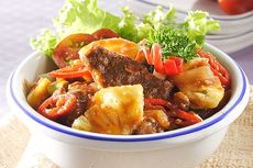 Resep Tumis Daging Nanas, Masakan Daging Kambing Sederhana