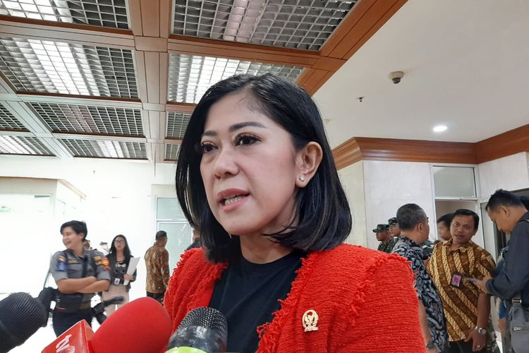 Ketua Komisi I DPR Meutya Hafid di Kompleks Parlemen, Senayan, Jakarta, Kamis (30/1/2020).