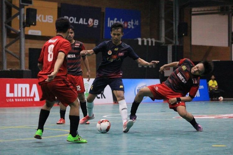 Tim  Universitas Negeri Surabaya (Unesa) tampil sebagai yang terbaik di   LIMA Futsal: McDonalds East Java Conference - Subconference Surabaya 2018. Di final yang digelar pada Sabtu (28/10) di Univ. Surabaya (Ubaya) Sports Center, Unesa menundukkan tuan rumah, Ubaya dengan skor 4-1.
