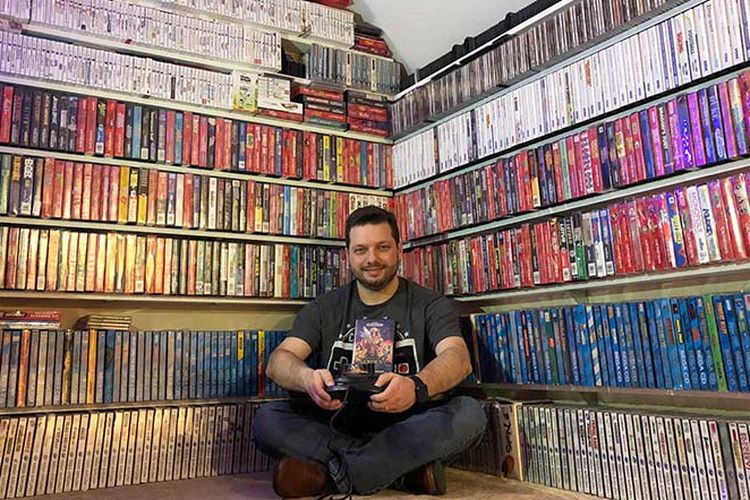 Antonio Monteiro, pemegang rekor pemilik kaset game terbanyak di dunia