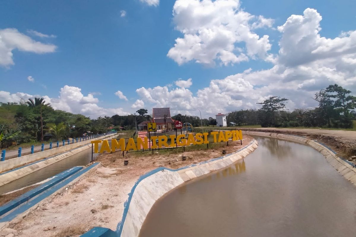 Jaringan Irigasi Tapin, Kalimantan Selatan (Kalsel).