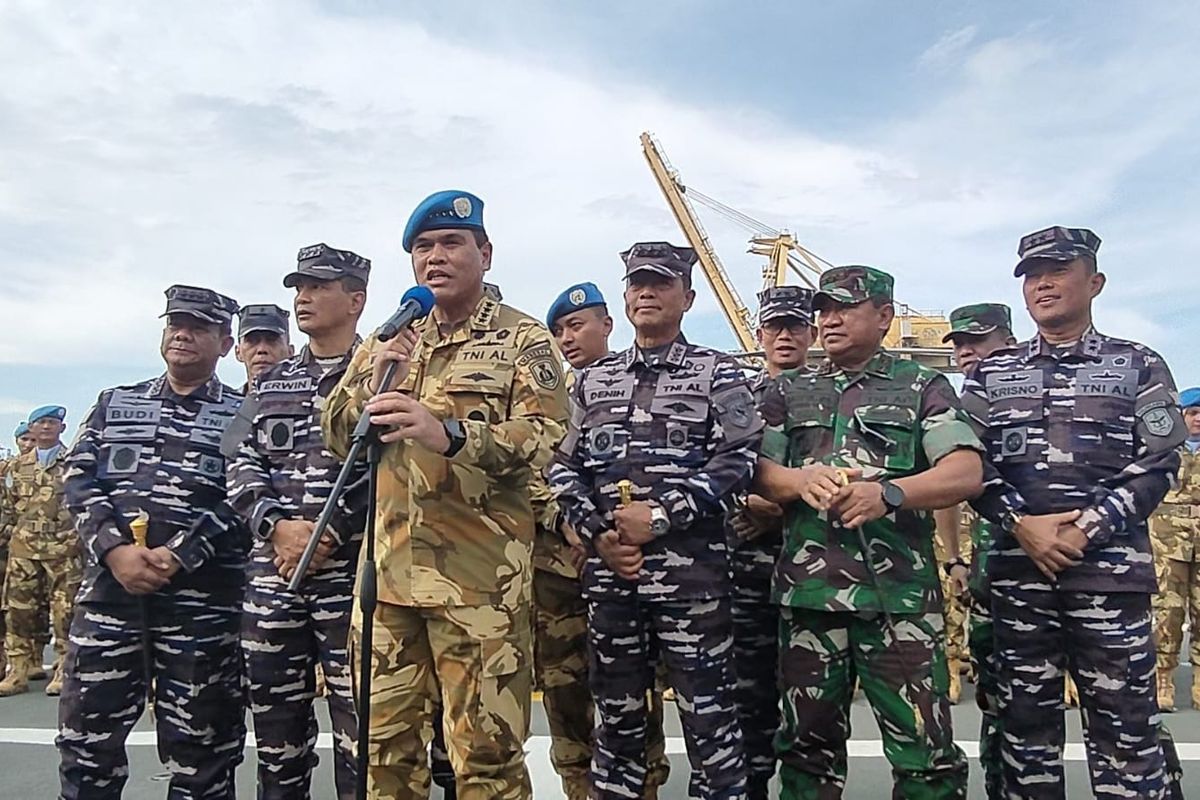 Tegaskan Satgas MTF Bawa Misi Perdamaian, KSAL: Tidak Ada Rencana untuk Menyerang