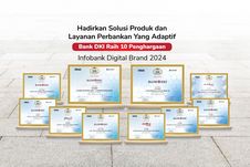 Hadirkan Inovasi Perbankan Digital, Bank DKI Raih 10 Penghargaan Infobank Digital Brand 2024