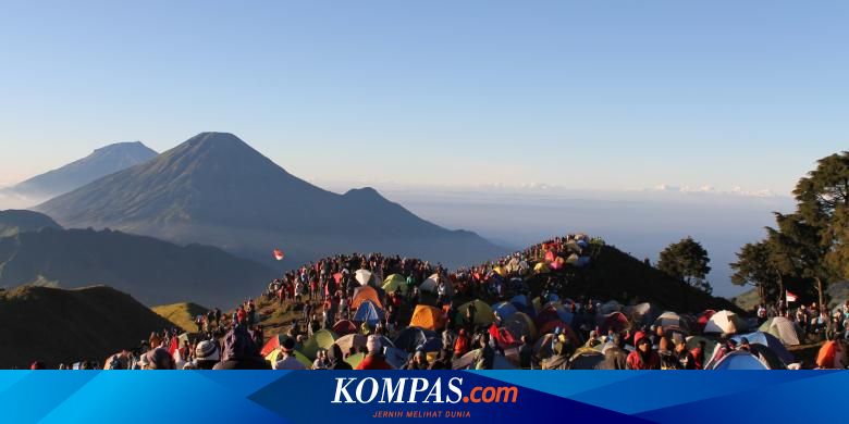 Apa Yang Membuat Gunung Prau Selalu Ramai Dikunjungi Halaman All