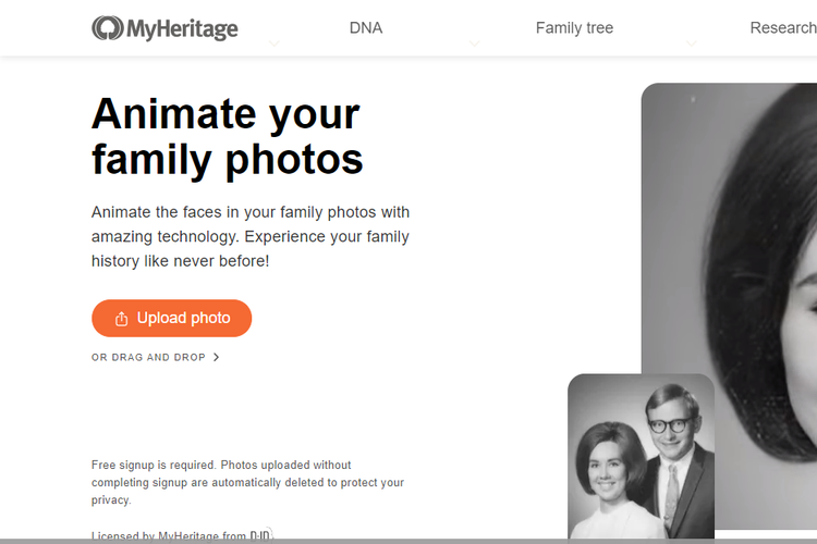 Cara Membuat Foto Jadul Hidup Dengan Aplikasi Deepfake Myheritage Halaman All Kompas Com