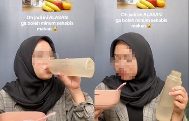 Beredar Video Larangan Minum Sehabis Makan, Apa Kata Dokter ...