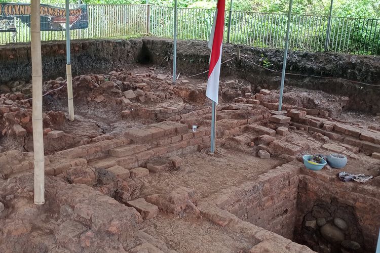 Kondisi Situs Candi Pendem di Kota Batu, Jawa Timur pada Kamis (23/2/2023). 