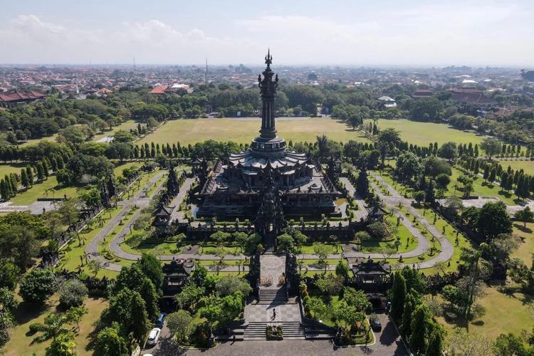 Monumen Bajra Sandhi di Renon, Denpasar, Bali. 