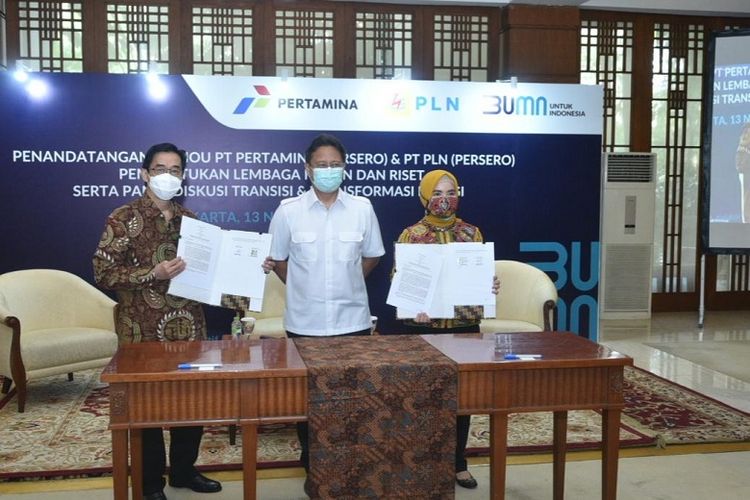 Pertamina bersama PLN bersinergi membangun pusat riset energi Indonesia Energy and Electricity Institute (IEEI) (Dok. Pertamina)