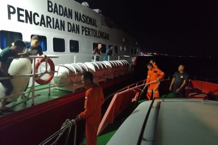 Sebuah speed boat tanpa nama, yang membawa 10 Pekerja Migran Indonesia (PMI) ilegal, tenggelam di Perairan Nongsa Batam, Kepulauan Riau, Senin (6/5/2019).