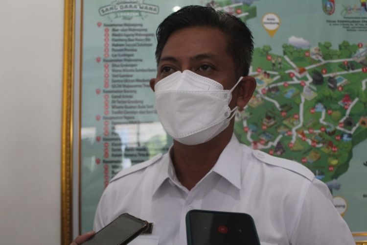Budi Winarno, juru bicara Satgas Penanganan Covid-19 Kabupaten Jombang Jawa Timur.