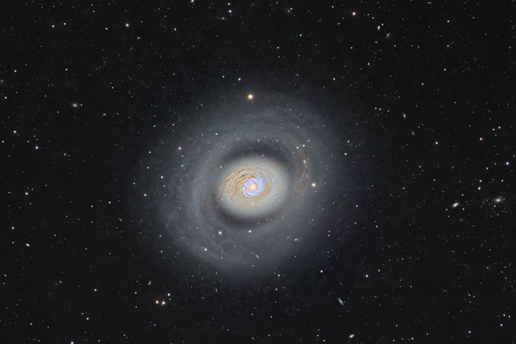 Foto Menakjubkan Galaksi Mata Buaya dari Halaman Astronom Amatir