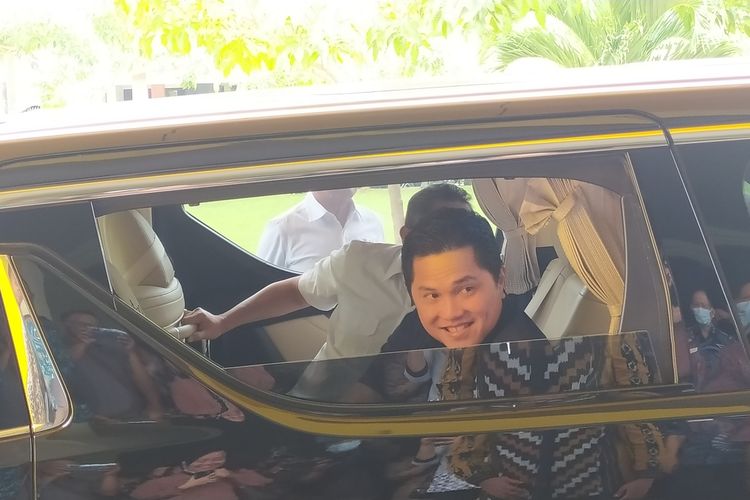 Menteri BUMN Erick Thohir jadi pembicara di Undip. Jumat (2/12/2022)