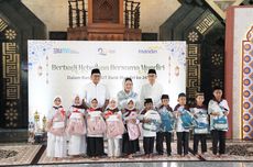 Bank Mandiri Berbagi Kebahagaiaan bersama 2.600 Anak Yatim Piatu lewat Program "Mandiri Berbagi"