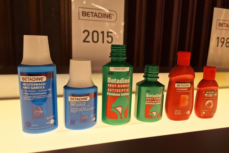 Selain obat luka, Betadine juga menghadirkan produk perawatan rongga mulut dan tenggorokan, serta kebersihan kulit. 
