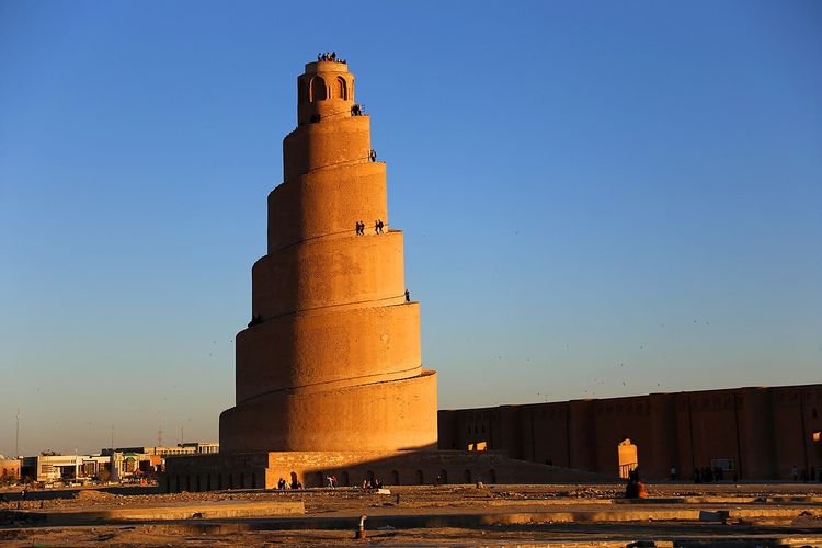 Masjid Agung Samarra di Irak.