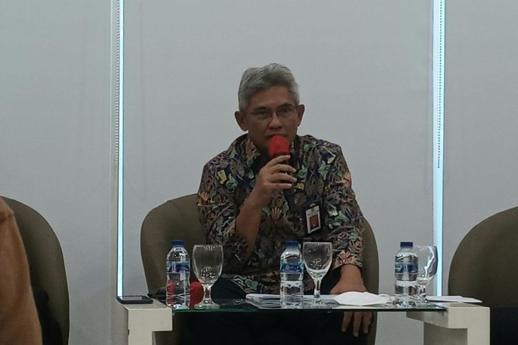 Direktur Jenderal (Dirjen) Bina Marga Hedy Rahadian dalam konferensi pers di Jakarta, Rabu (8/2/2023).