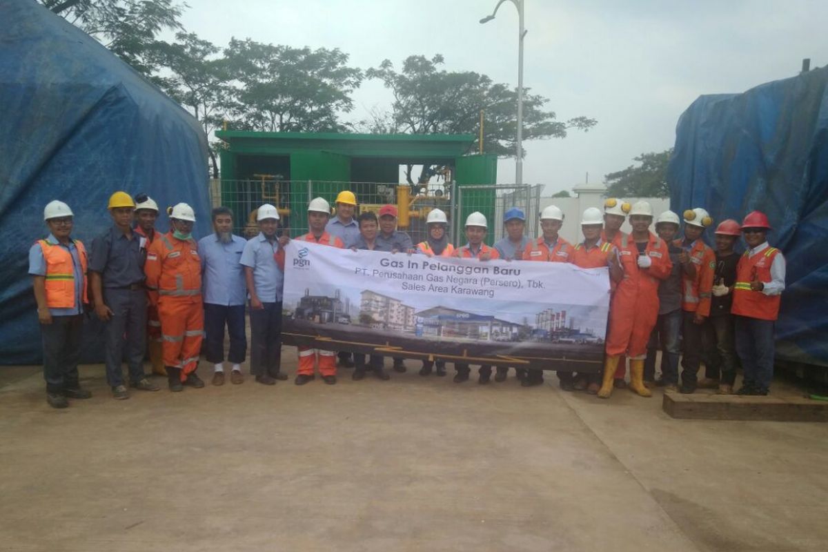 Mulai April 2018, PGN resmi mengalirkan gas ke PT Hiruta Kogyo Indonesia yang merupakan perusahaan bidang otomotif yang memproduksi suku cadang mobil di Karawang.