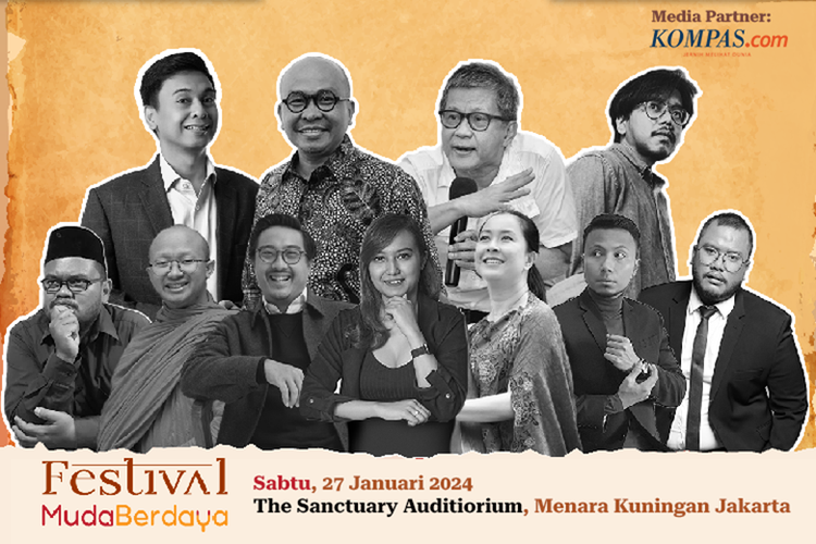 Para narasumber yang hadir pada Festival MudaBerdaya.