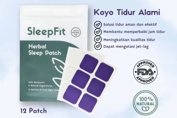 Sleep patch dari brand SleepFit