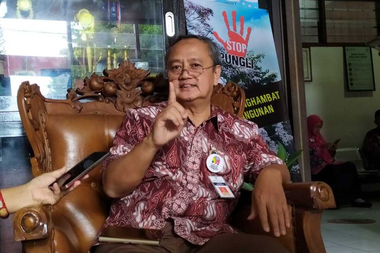 Kepala Dinas Kesehatan (Dinkes) Kota Magelang, dr Sri Harso, dalam keterangan pers di kantor Dinkes Kota Magelang, Selasa (10/3/2020).