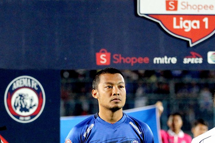 Kapten Arema FC di Liga 1 2019, Hamka Hamzah.