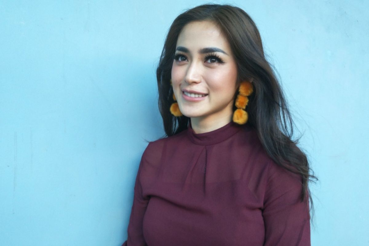 Jessica Iskandar dalam wawancara di Studio TransTV, Mampang, Jakarta Selatan, Rabu (31/1/2018).