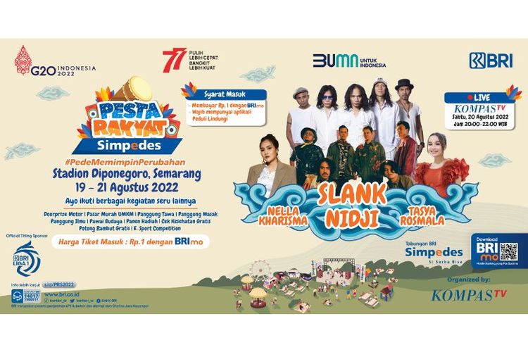 BRI gelar Pesta Rakyat Simpedes (PRS) 2022 di Kota Semarang 

