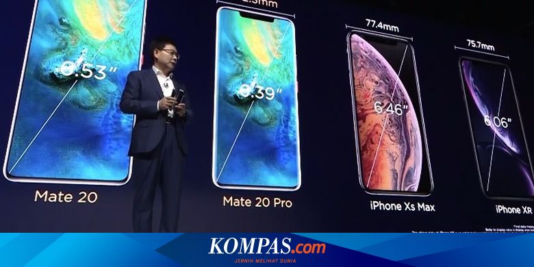 Huawei Mate 20 Dan Mate 20 Pro Resmi Meluncur Dengan 3 Kamera Belakang Halaman All Kompas Com
