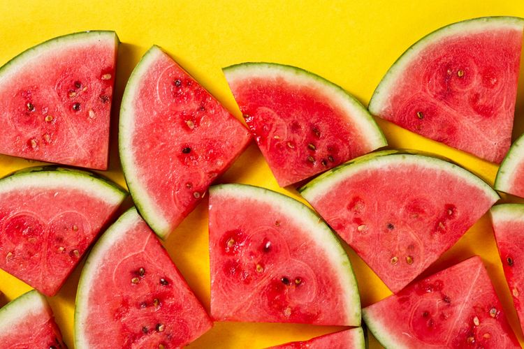 Ilustrasi semangka. Semangka memiliki skor indeks glikemik tinggi, salah satu jenis buah yang sebaiknya tidak dimakan penderita diabates.