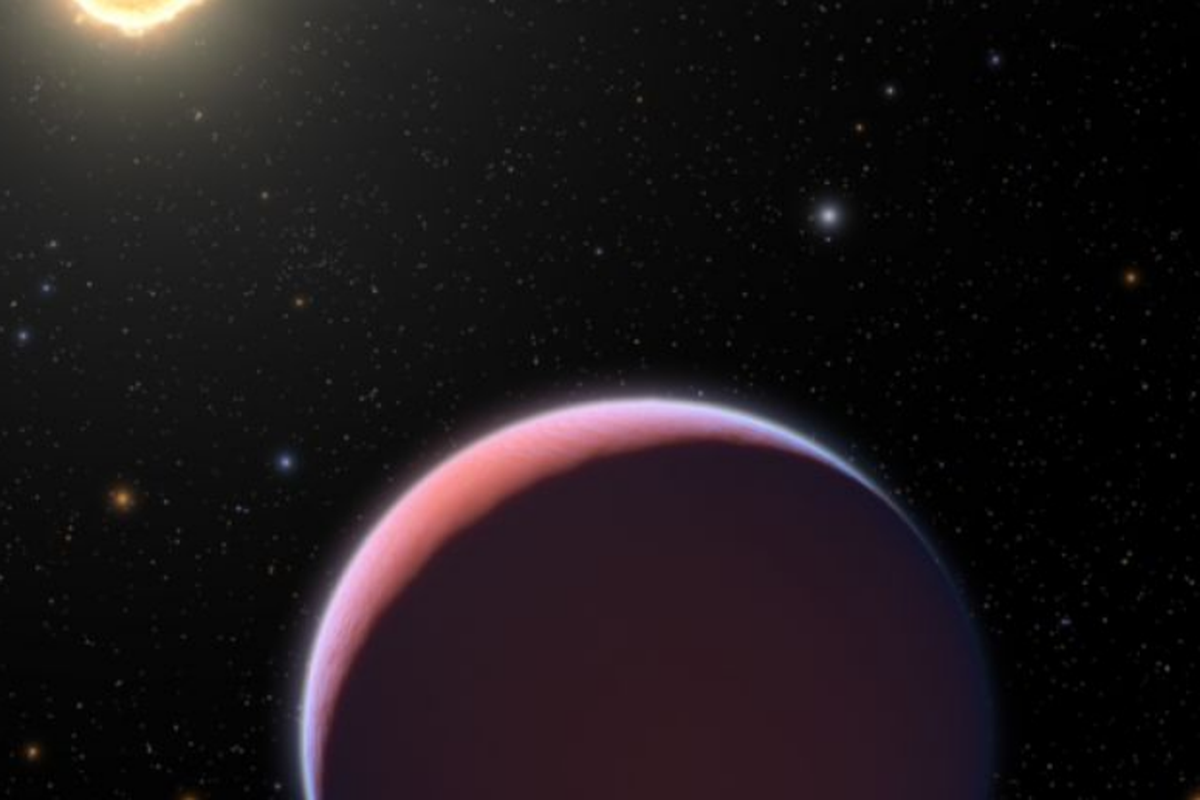 Ilustrasi planet WASP-193b. Diketahui sebagai exolanet yang mirip permen kapas, karena kepadatan massa planet tersebut yang sebanding dengan kapas.