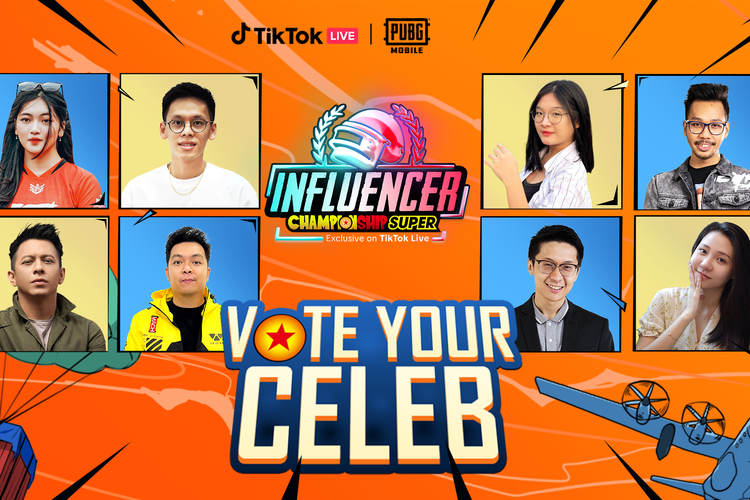 Delapan selebriti dan delapan influencer asal Tanah Air akan berpartisipasi dalam turnamen PUBG Mobile nfluencer Championshop (PMIC) Super.