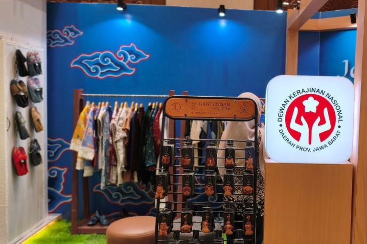 Booth Dekranasda Jabar di Inacraft 2026. 