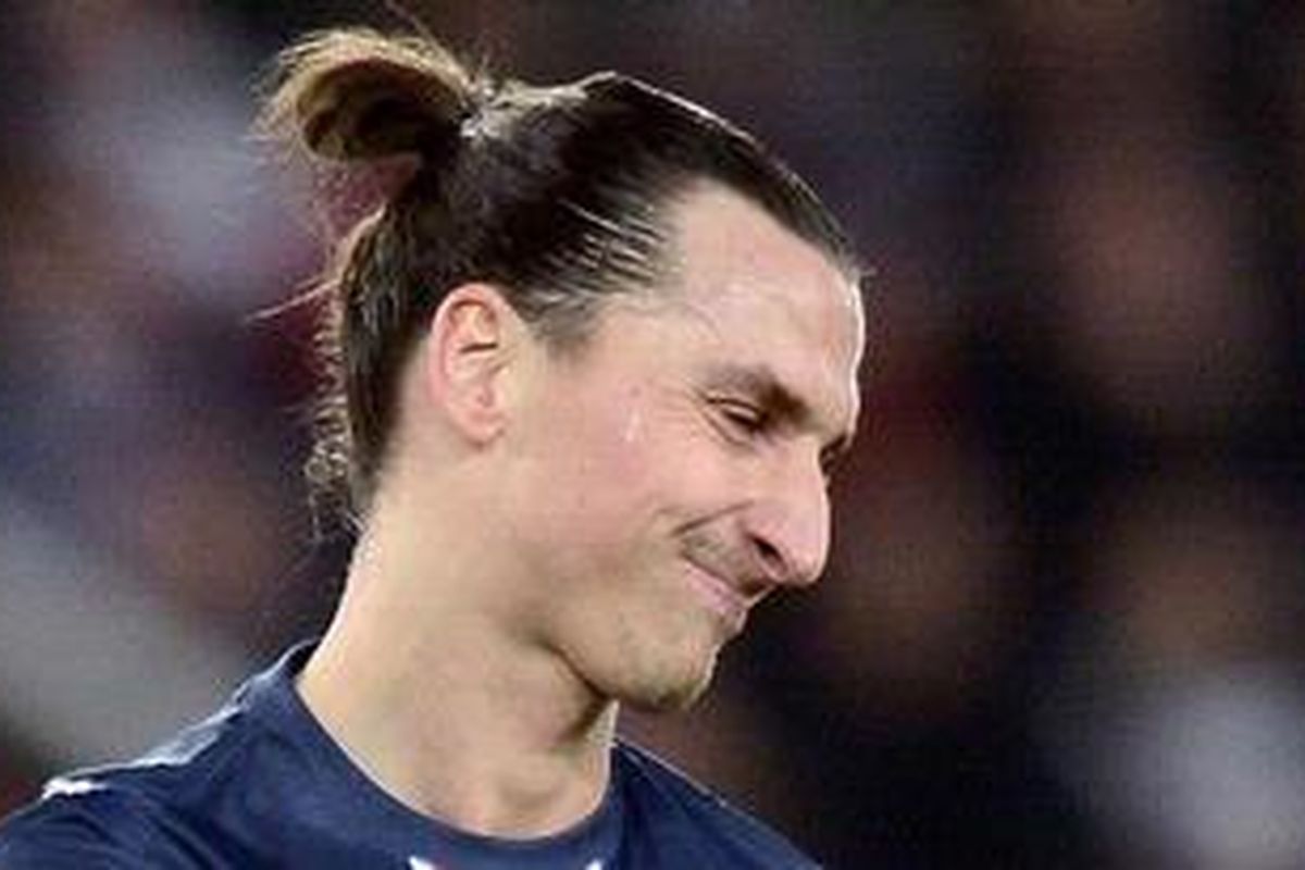 Bomber Paris Saint Germain dari Swedia, Zlatan Ibrahimovic.
