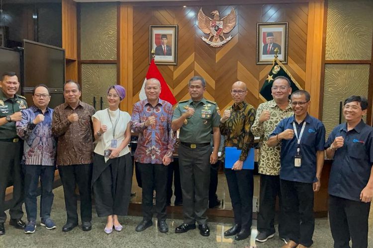 TNI Teken MoU dengan Tribun Network dan Kompas Gramedia adakan pelatihan peningkatan literasi digital