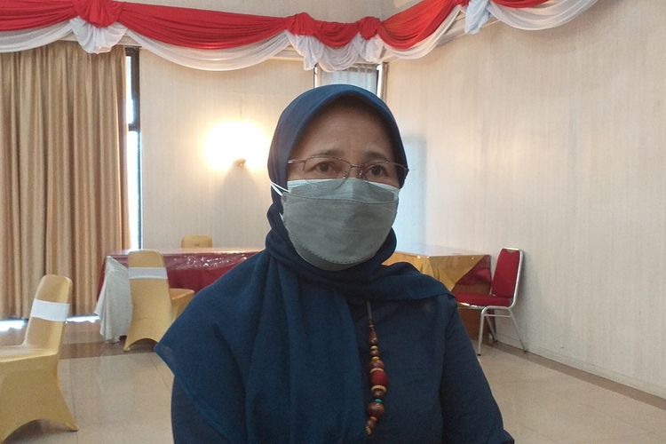 Kepala Dinas Kesehatan Riau Mimi Yuliana Nazir saat diwawancarai Kompas.com terkait penekanan Presiden Jokowi dalam menanggulangi Covid-19 di Riau, Sabtu (7/8/2021).