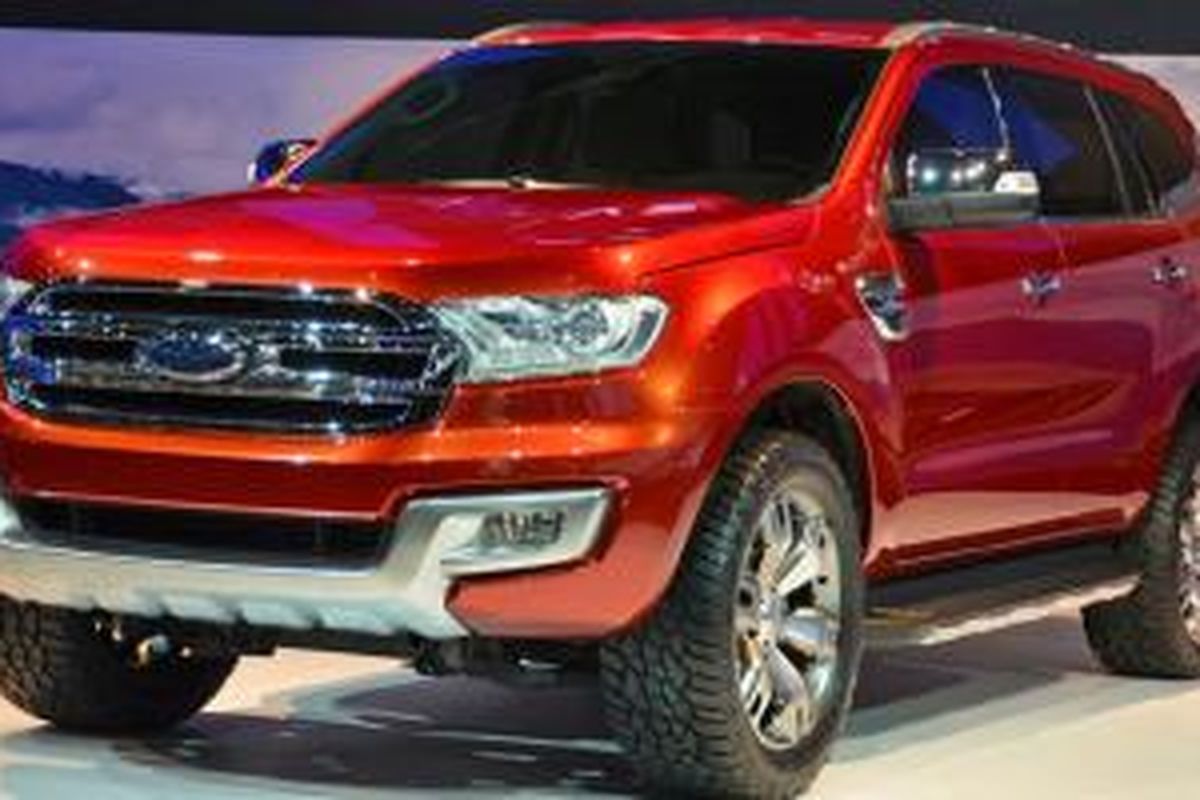 Konsep Ford Everest yang dipamerkan di Bangkok International Motor Show 2014.