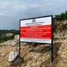 Kemenhut Segel Lahan Tambang Kapur Ilegal di Gunung Karang Bogor